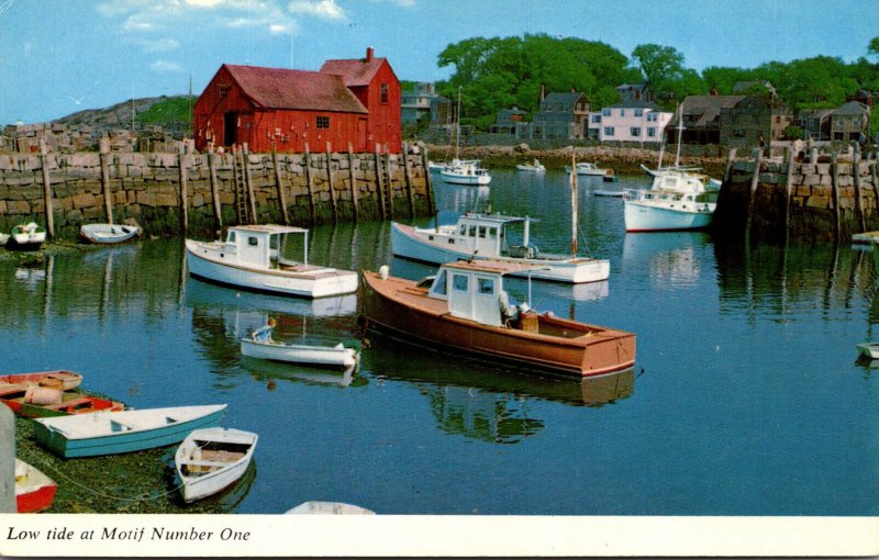 Maryland Rockport Low Tide At Motif Number One Bearskin Neck