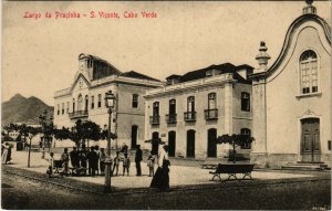 PC CPA CAPE VERDE / PORTUGAL, LARGO DA PRACINHA, S. VICENTE, (b13373)