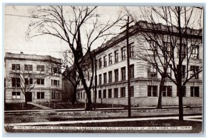 1909 Hall Of Anatomy & Medical Laboratory State University Of Iowa IA Postcard
