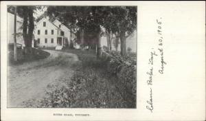 Touisset Cape Cod MA River Road c1905 Postcard