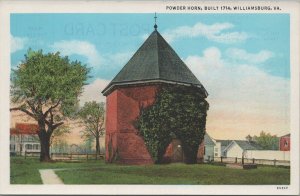 Postcard Powder Horn Built 1714 Williamsburg VA