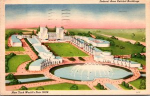 Expos New York World's Fair 1939 Federal Area Exhibit Buildings