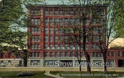 Manufacturers Building, Coca Cola sign in Grand Rapids, Michigan