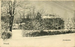 sweden, VÄXJÖ WEXIÖ, Järnvägstation, Railway Station (1900s) Postcard