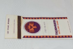 Thunderbird Hotel and Casino Las Vegas Nevada 30 Strike Matchbook Cover