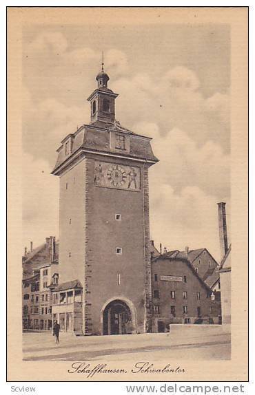 Schwabentor, Schaffhausen, Switzerland, 1900-1910s