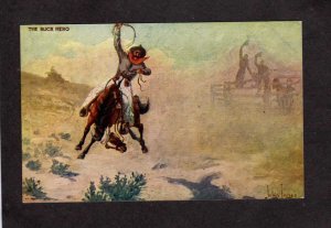 Western Buck Hero Horse Cowboy John Innis Artist Signed Troilene Ranching UDB PC