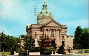 Vtg 1950s Shrine Our Lady of Fatima St Catherine Church Spring Lake NJ Postcard