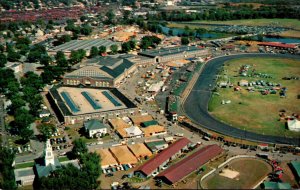 Massachusetts West Springfield Aerial View Eastern States Exposition 1959