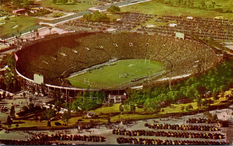 California Pasadena Aerial View Of The Rose Bowl Stadium