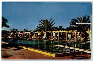c1960 Arizona Biltmore Hotel Swimming Pool Cabanas Phoenix Arizona AZ Postcard