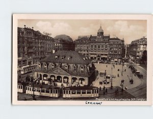 Postcard Hauptwache Schillerplatz Frankfurt Germany