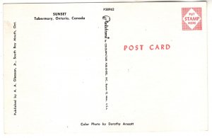 Sunset on Lake Trees, Tobermory, Ontario