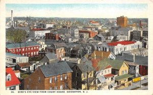 Bird's Eye View form Court House in Bridgeton, New Jersey