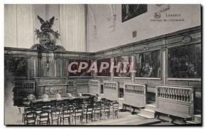 Old Postcard Interior of Leuven & # 39universite