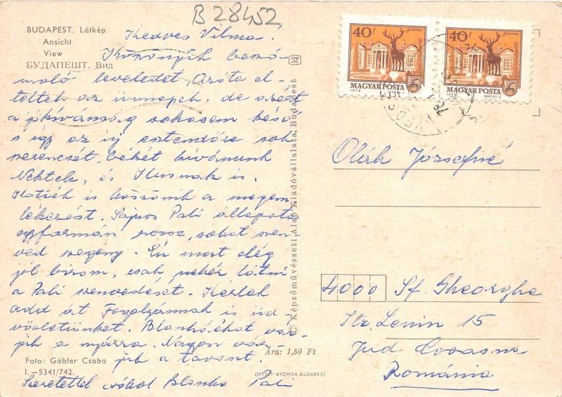 B28452 Budapest view  hungary