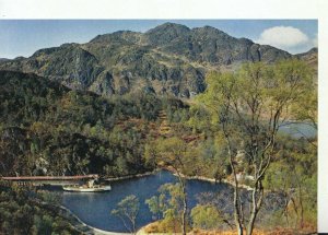 Scotland Postcard - Loch Katrina Pier and Ben Venue - Ref TZ7244