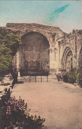 Ruins Of Old Church Old Mission San Juan Capistrano California Handcolored Al...