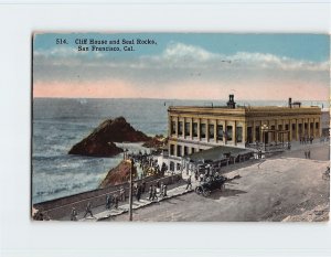 Postcard Cliff House and Seal Rocks, San Francisco, California