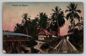 Puente del Milagro. Posted 1913 Divided Back Postcard