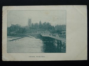 Norfolk CROMER from the Pier c1903 Postcard