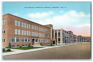 The Menasha Products Company Exterior Scene Wisconsin WI Vintage Postcard