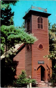 Little Brown Church Vale Church Wildwood Nashua IA Iowa Postcard VTG UNP Dexter  