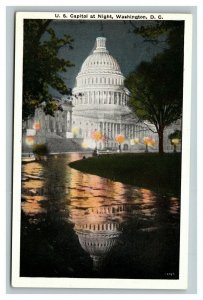 Vintage 1920's Postcard Panoramic View US Capitol Building Washington DC