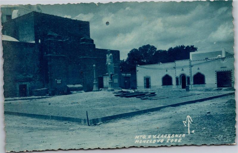 Mounument Statue Venustiano Carranza Monclova Coahuila Mexico Vtg Postcard I10 