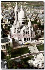 Modern Postcard Basilica of Sacre Coeur in Montmartre