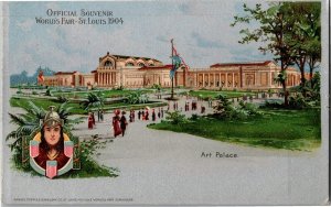 Art Palace, Worlds Fair St Louis MO Undivided Back Vintage Postcard E49