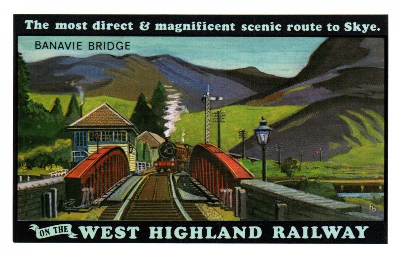 West Highland Railway,Banavie Bridge UK