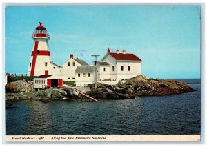 1982 Head Harbour Light Along The New Brunswick Shoreline Canada Posted Postcard