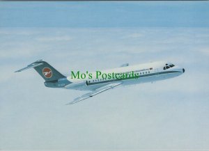 Aviation Postcard -Fokker F28 Mk4000 Biman Bangladesh Airlines Aeroplane RR10248