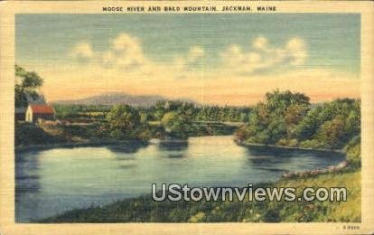 Moose River & Bald Mountain in Jackman, Maine