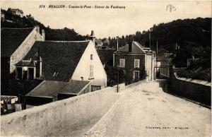 CPA AVALLON - COUSIN-le-PONT - Entrée du Faubourg (657210)