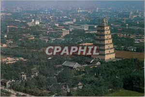 'Modern Postcard Bird''s Eye View of the Big Wild Goose Pagoda'