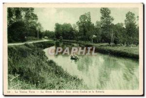 Old Postcard The Green Venice The Sevre Maitre Jean has between Coulon and So...