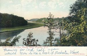 Scene on the Lower Genesee River, Rochester, New York - UDB