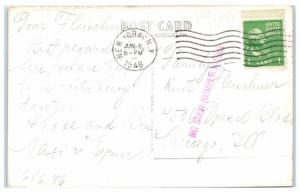 1946 RPPC Teacher's College, Columbia University, New York City Postcard 