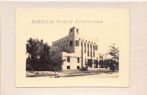 J79/ Gallup New Mexico RPPC Postcard c40s McKinley County Court House 64