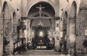 Interieur de l'Eglise Notre Dame de Locmaria,Quimper,France BIN