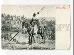 3085322 AFRICA Bedouin Warrior on ARABIAN horse Vintage PC