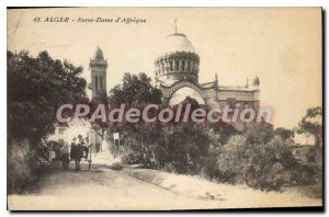 Postcard Old ALGIERS Our Lady of Africa