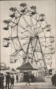 Seattle WA AYPE Alaska Yukon Pacific Exposition 1909 FERRIS WHEEL Postcard