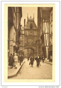 Rouen , France, 1910-30s : La Grosse Horloge et la Rue de la Grosse Horloge