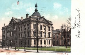 Vintage Postcard 1907 State Capitol Trenton New Jersey N. J.