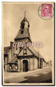 Old Postcard Laigle Eglise Saint Jean