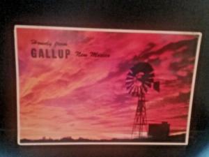 Poscard Howdy From Gallup, New Mexico     Z4