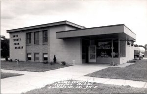 Real Photo Postcard Jones County Farm Bureau Building in Anamosa, Iowa~137968